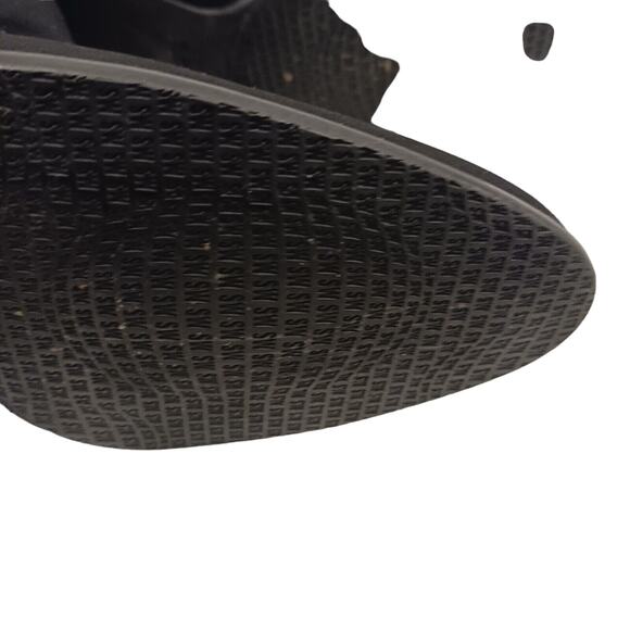 Stuart Weitzman Ankle Boots Neoprene Gore-Tex Sz 7 Black WATERPROOF Buckle Goth - Picture 14 of 16